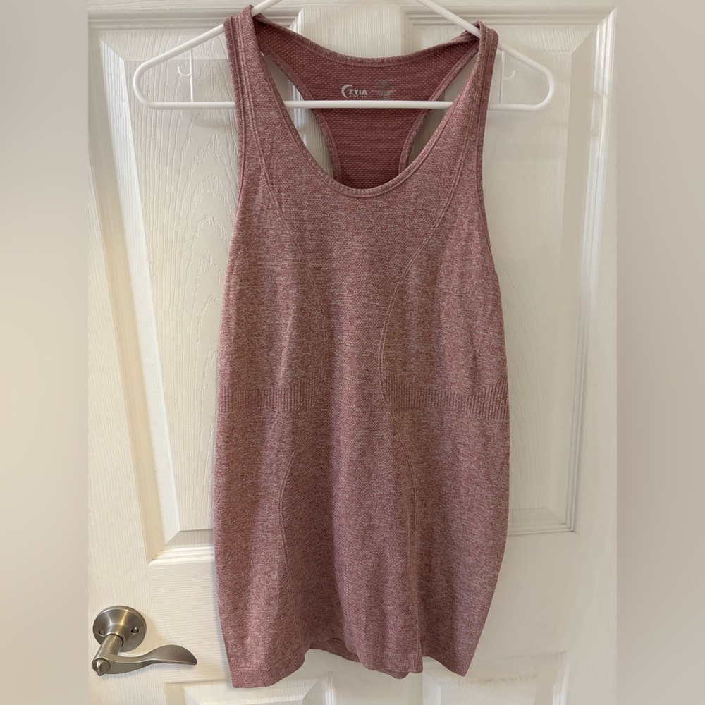 5/$25 Zyia  Pink/ Mauve Tank Top‎